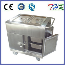 Full Stainless Steel Electric Heating Food Trolley (THR-FC005)